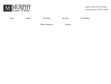 Tablet Screenshot of murphy-lawoffice.com